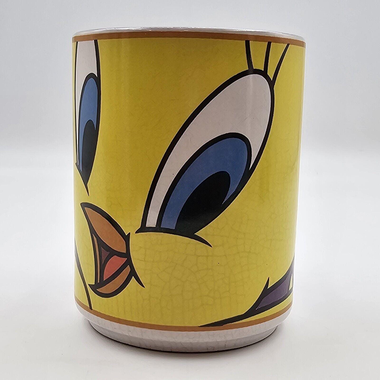 VTG Looney Tunes Tweety Bird Coffee Cup Mug 1998 Warner Brothers