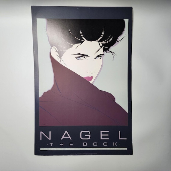 Vintage Patrick Nagel Art Poster for the Book Unframed 36x24
