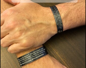 Military clearance id bracelet