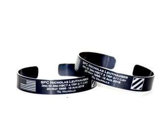 SPC Nicholas Leuthauser Memorial Bracelet