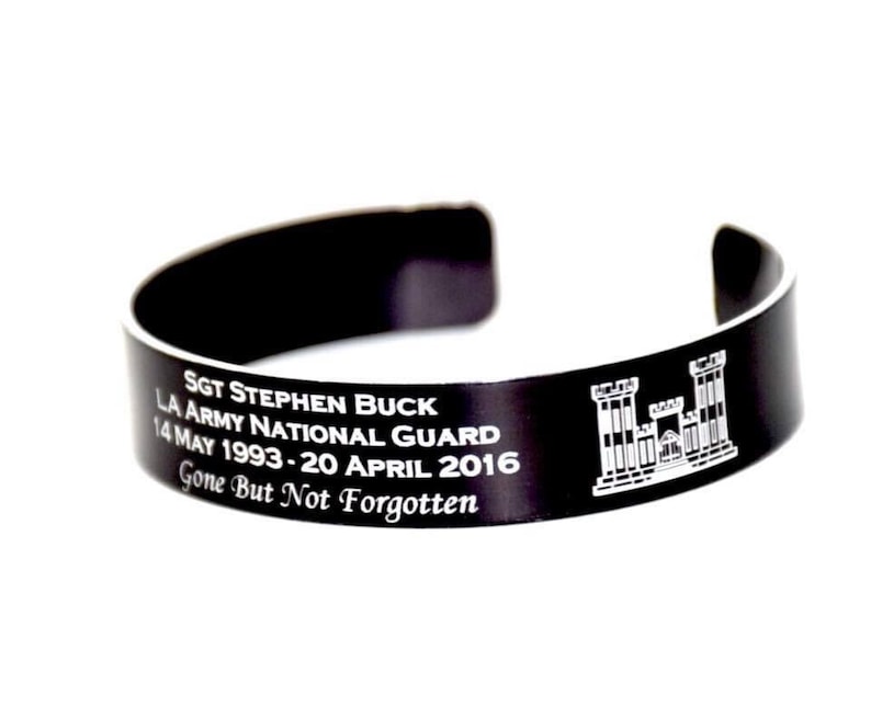 Military Memorial Bracelet / End of Watch / POW / Till Valhalla / KIA Bracelet / USMC / Navy / Army/ Air Force / Navy Seal / Veteran image 7