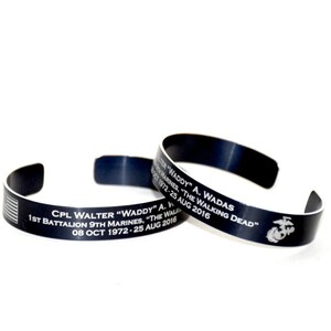 Cpl Walter Wadas Memorial Bracelet