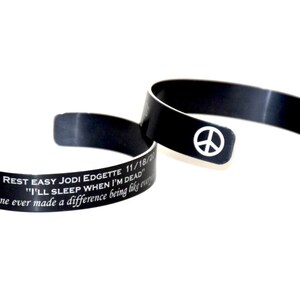 Jodi Edgette Memorial Bracelet *Date is updated*
