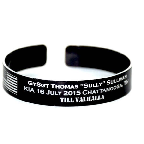 Memorial Bracelet / Military / KIA / In Memory of / Loss of a loved one / Honor the Fallen / End of Watch / Fallen Solider / USMC Navy Army