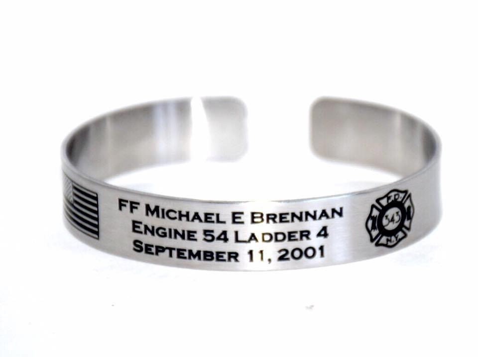 Memorial Fire Fighter / Fire Department Memorial Bracelet / Honor the  Fallen / FD / EMT / in Loving Memory / Memorial Bracelet /last Alarm - Etsy | Edelstahlarmbänder