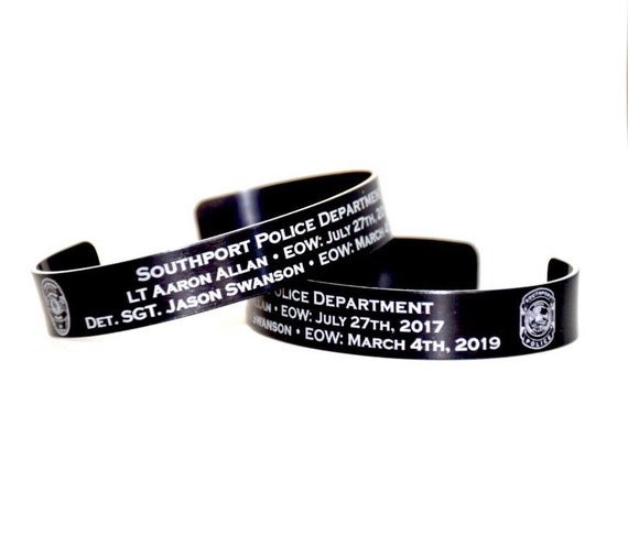 police memorial bracelet