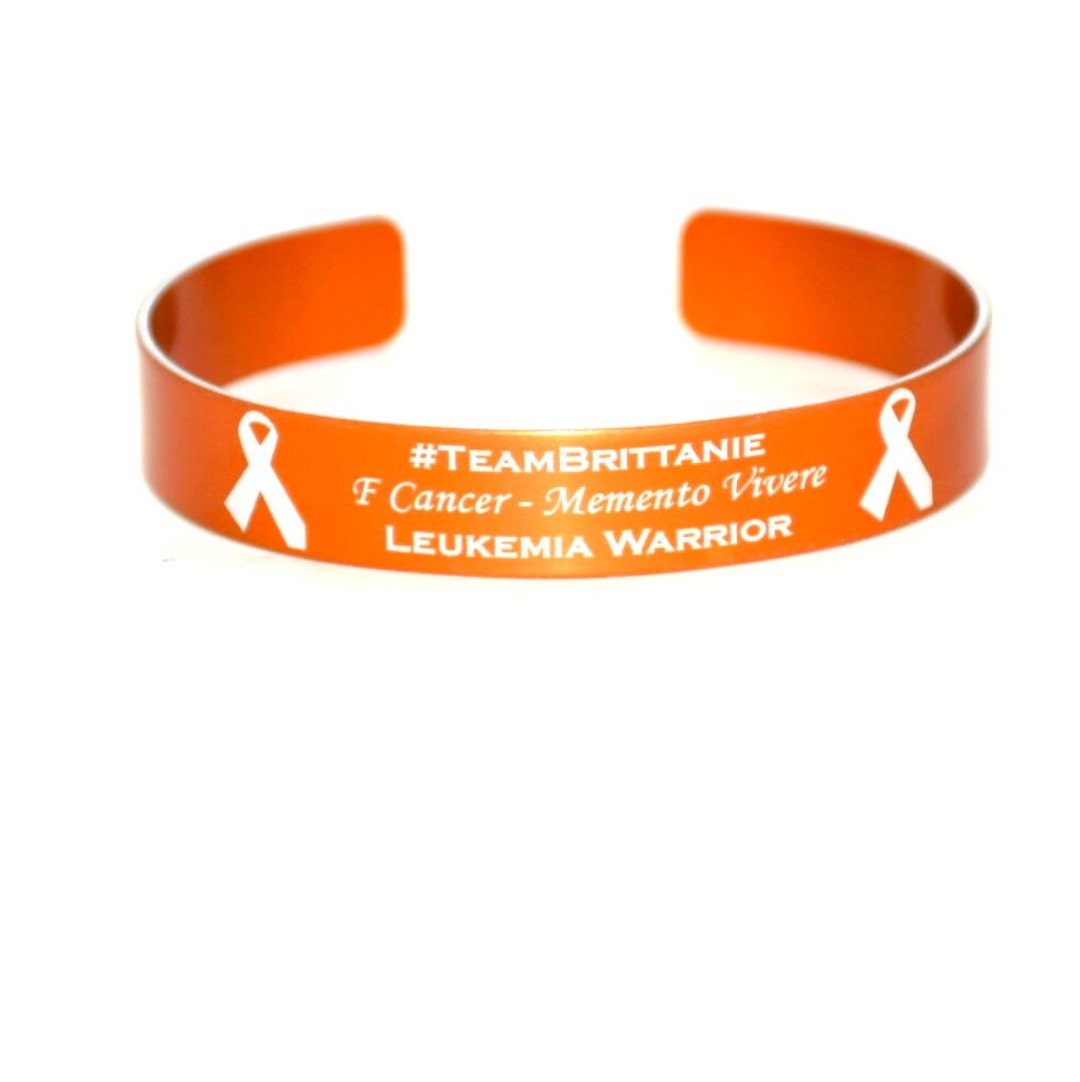 Leukemia Awareness Orange Ribbon Bracelet – The Awareness Expo