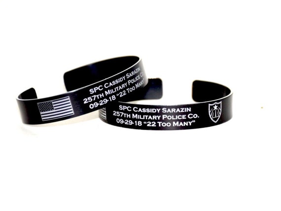 police memorial bracelet
