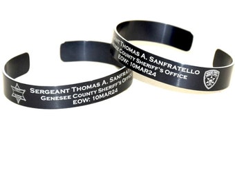 Sergeant Thomas Sanfratello Memorial Bracelet