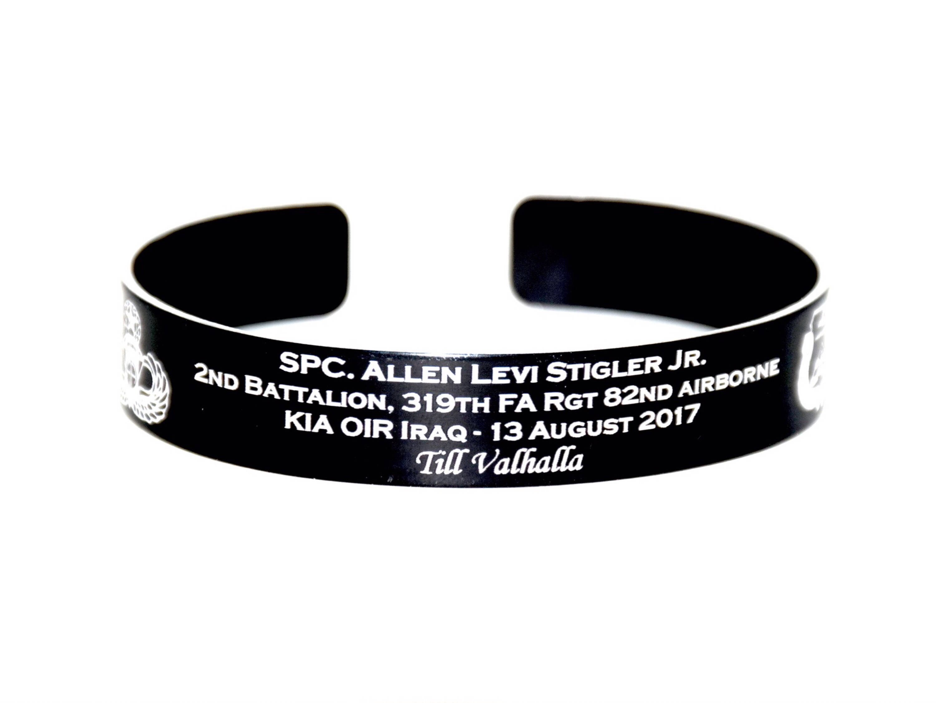 Military memorial shop bracelets