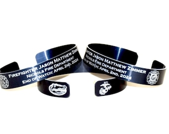 Firefighter Jason Matthew Zimmer Memorial Bracelet