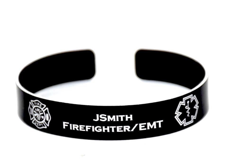 Memorial in FD Honor Etsy / Bracelet Memorial the - / Fighter /last Department / Fallen / / Fire Memorial Bracelet EMT / Loving Alarm Memory Fire