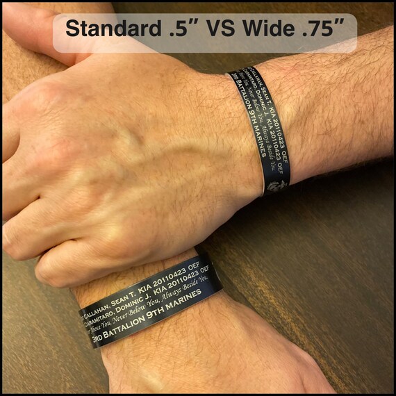 Military bracelets for fallen soldiers sale