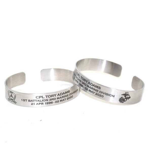 Cpl Tory Adams Memorial Bracelet