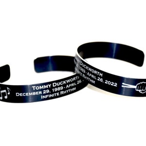 Tommy Duckworth Engraved Memorial Bracelet