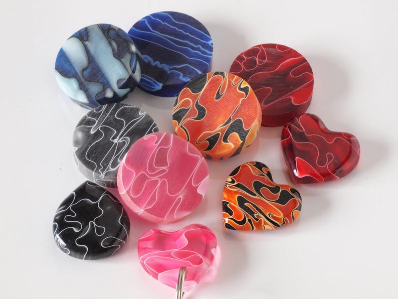 Acrylic Slice Mix Round