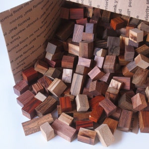 Exotic Wood Scraps 250pc. Mix image 2