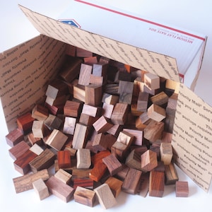 Exotic Wood Scraps 250pc. Mix image 3