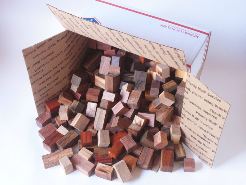 Exotic Wood Scraps 250pc. Mix image 3