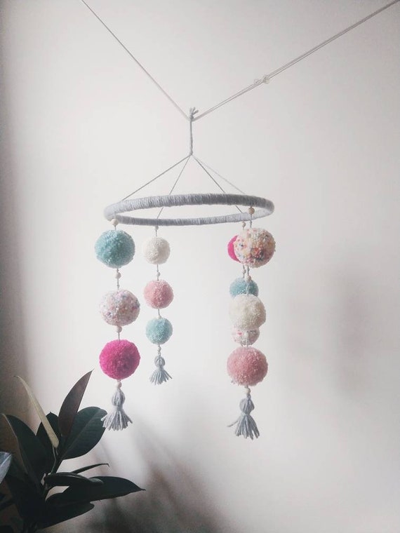 pom pom nursery mobile