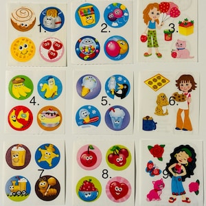 Vintage Rare Sandylion Scratch N Sniff Stickers