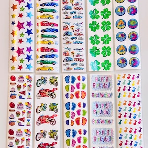 Vintage Rare Sandylion Sticker Strips