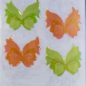 Vintage Rare Sandylion Pearly Bow Sticker Strip