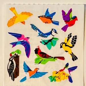 Vintage Rare Sandylion Bird Stickers