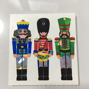 Adesivos de quebra-nozes vintage Sandylion Holiday Soldier