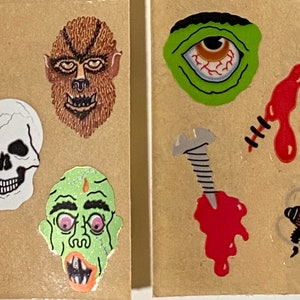 Vintage Rare Sandylion Monster Halloween Stickers