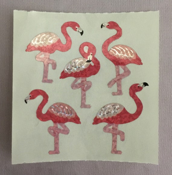 Prismatic Sandylion Flamingo Stickers
