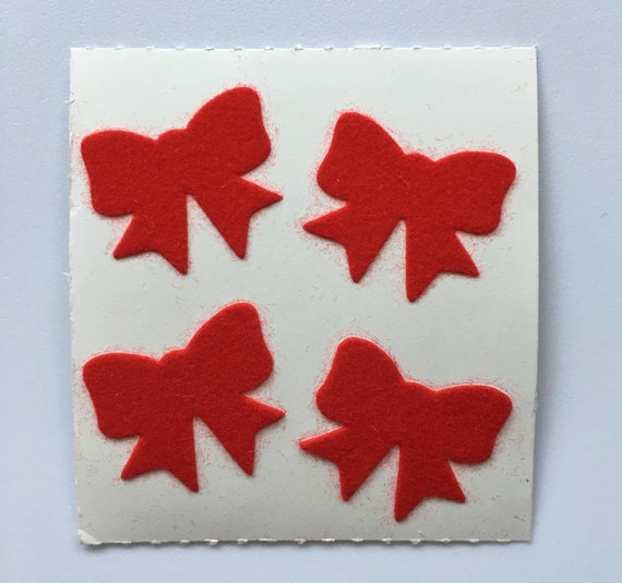 Red Bow Stickers