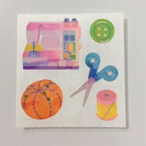 Vintage Sandylion Pearl Sewing Stickers