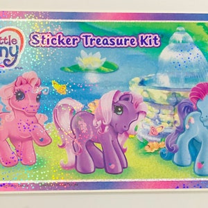 Adesivo Vintage Raro Sandylion Grande My Little Pony Treasure Kit