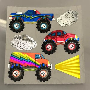 Vintage Rare Sandylion Truck Stickers