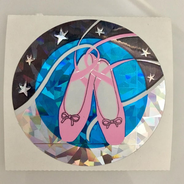 Vintage Sandylion Large Prismatic Ballet Aufkleber