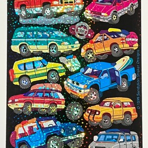Vintage Rare Sandylion Prismatic Car Maxi Stickers