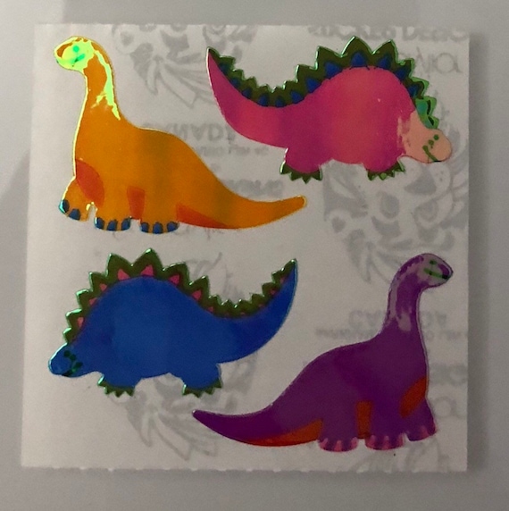 Sandylion Vintage Stickers *PEARLY SWANS* SQUARE MODULE RARE!