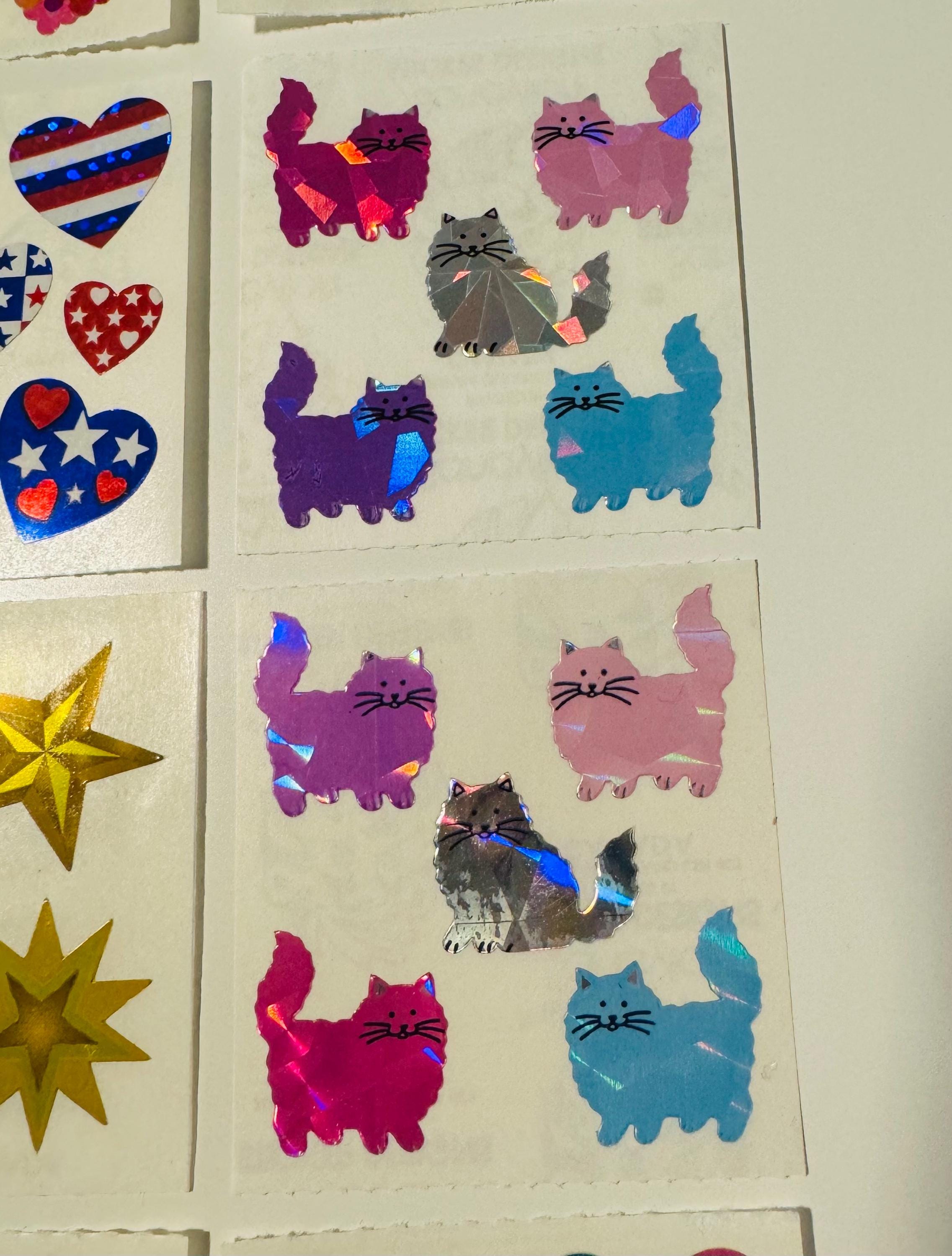 Vintage Rare Sandylion Stickers. Animals, Hearts, Perfume, Stars