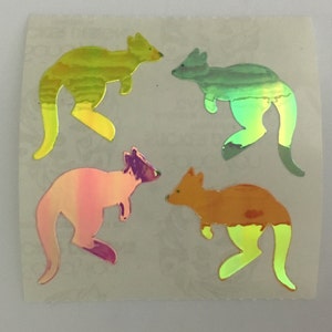 Vintage Sandylion Pearl Kangaroo Stickers
