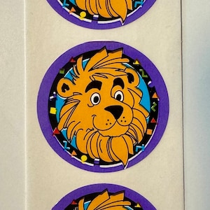 Vintage Rare Sandylion Logo Sticker Strip