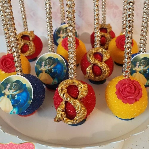 Beauty and the Beast Inspired Cakepops and Chocolate Covered | Etsy