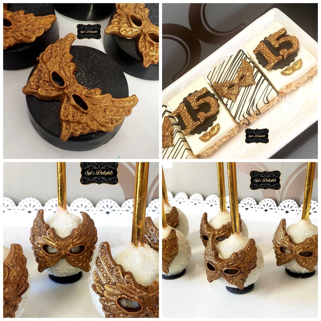 Masquerade Party Package. Masquerade Cakepops. Masquerade Cookies