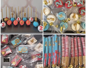 Carnival party package. Carnival cakepops. Carnival cookies. Carnival desserts.  Carnival party favors