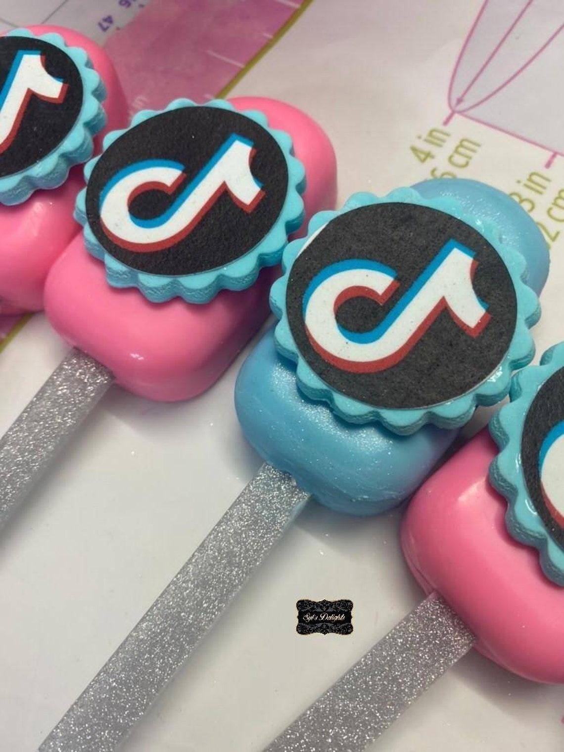 Tiktok Inspired Cakesicles. Tiktok Cakesicles. Tiktok Etsy