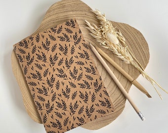 Botanical Doodle Kraft Notebook | 14 x 20cm