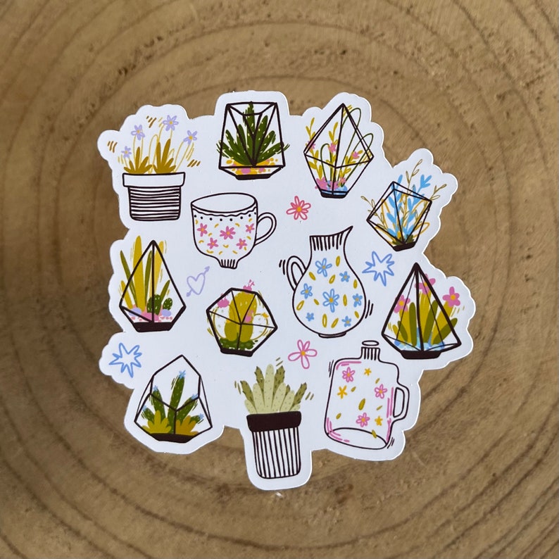 Terrarium & Plants Sticker image 3