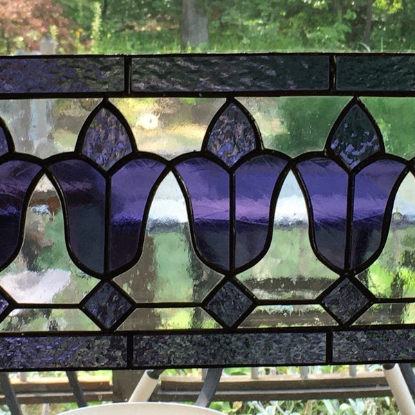 Stain Glass Transom Etsy