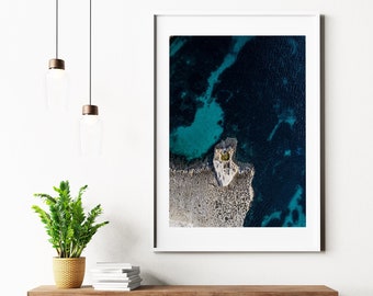 Coastal Print - Mediterranean - Malta Photography Print - Ocean - Seascape - Ocean Print - Ocean Poster - Fine Art Photography - Coastal