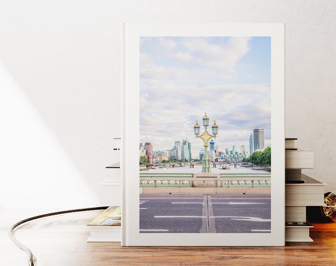 London Notebook - Journal - A5 or A4 - Travel Diary - Hardcover Journal - Ringbound Notebook - Lined - Graph - Plain Paper - Small Gift